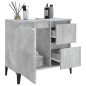 vidaXL Armario de baño madera contrachapada gris hormigón 65x33x60 cm vidaXL Armario de baño madera contrachapada gris hormigón 65x33x60 cm