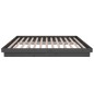 vidaXL Estructura de cama madera maciza gris King Size 150x200 cm vidaXL Estructura de cama madera maciza gris King Size 150x200 cm