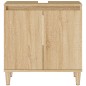 vidaXL Armario de lavabo madera contrachapada roble Sonoma 58x33x60 cm vidaXL Armario de lavabo madera contrachapada roble Sonoma 58x33x60 cm