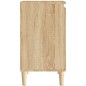 vidaXL Armario de lavabo madera contrachapada roble Sonoma 58x33x60 cm vidaXL Armario de lavabo madera contrachapada roble Sonoma 58x33x60 cm