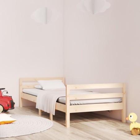 vidaXL Estructura de cama madera maciza de pino 80x200 cm