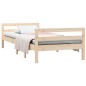 vidaXL Estructura de cama madera maciza de pino 80x200 cm
