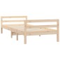 vidaXL Estructura de cama madera maciza de pino 80x200 cm