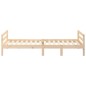 vidaXL Estructura de cama madera maciza de pino 80x200 cm