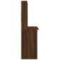 vidaXL Escritorio con estantes contrachapada marrón roble 102x45x148cm vidaXL Escritorio con estantes contrachapada marrón roble 102x45x148cm