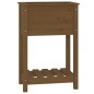 vidaXL Jardinera de madera maciza de pino marrón 54x34,5x81 cm vidaXL Jardinera de madera maciza de pino marrón 54x34,5x81 cm