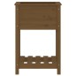 vidaXL Jardinera de madera maciza de pino marrón 54x34,5x81 cm vidaXL Jardinera de madera maciza de pino marrón 54x34,5x81 cm