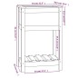 vidaXL Jardinera de madera maciza de pino marrón 54x34,5x81 cm vidaXL Jardinera de madera maciza de pino marrón 54x34,5x81 cm