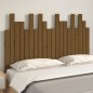 vidaXL Cabecero cama pared madera maciza pino marrón miel 127,5x3x80cm vidaXL Cabecero cama pared madera maciza pino marrón miel 127,5x3x80cm