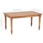 vidaXL Mesa de centro Batavia de madera de teca 90x50x45 cm vidaXL Mesa de centro Batavia de madera de teca 90x50x45 cm