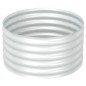 vidaXL Arriate de acero galvanizado plateado 80x80x44 cm vidaXL Arriate de acero galvanizado plateado 80x80x44 cm