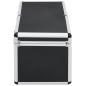 vidaXL Cajas de almacenamiento 2 unidades aluminio negro vidaXL Cajas de almacenamiento 2 unidades aluminio negro