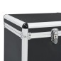 vidaXL Cajas de almacenamiento 2 unidades aluminio negro vidaXL Cajas de almacenamiento 2 unidades aluminio negro