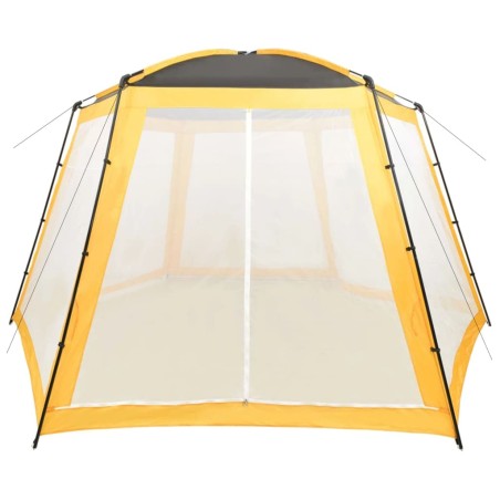vidaXL Carpa para piscina de tela amarilla 500x433x250 cm