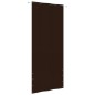 vidaXL Toldo pantalla para balcón tela oxford marrón 100x240 cm vidaXL Toldo pantalla para balcón tela oxford marrón 100x240 cm