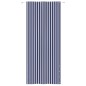 vidaXL Toldo pantalla para balcón tela oxford azul y blanco 120x240 cm