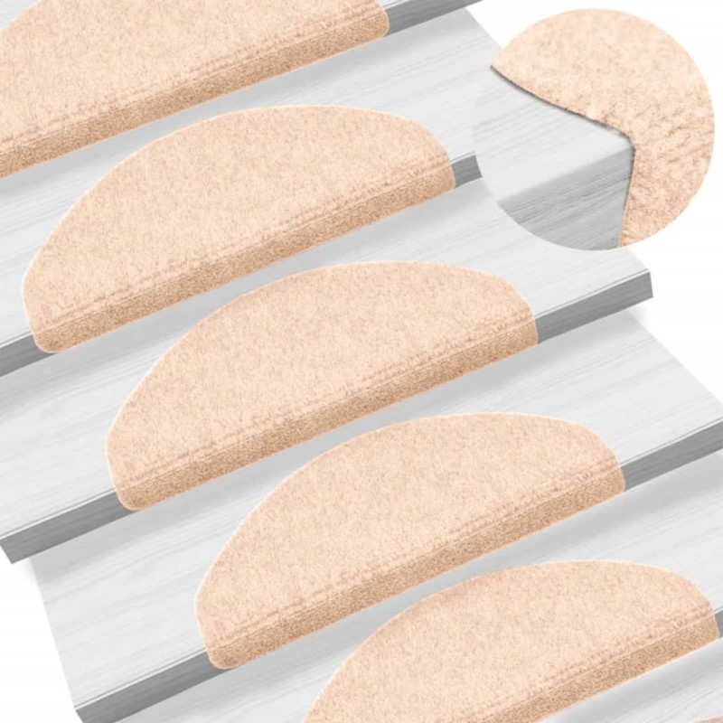 vidaXL Alfombrilla autoadhesiva de escalera 10 uds 65x21x4 cm marrón vidaXL Alfombrilla autoadhesiva de escalera 10 uds 65x21x4 cm marrón