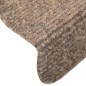 vidaXL Alfombrilla autoadhesiva de escalera 10 uds 65x21x4 cm crema vidaXL Alfombrilla autoadhesiva de escalera 10 uds 65x21x4 cm crema