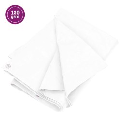 vidaXL Lona HDPE blanco 180 g/m² 8x10 m