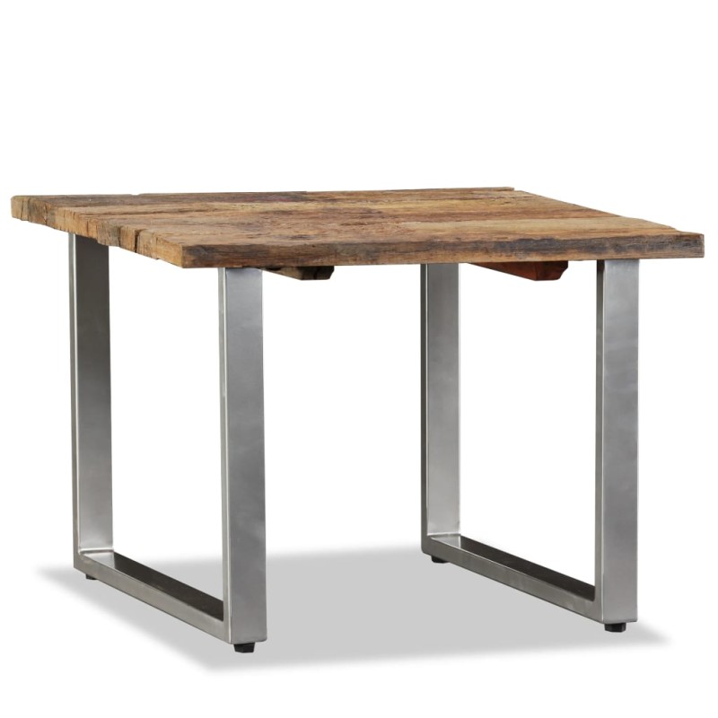 vidaXL Mesa de centro de madera maciza reciclada 55x55x40 cm vidaXL Mesa de centro de madera maciza reciclada 55x55x40 cm