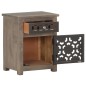 vidaXL Mesita de noche de madera maciza de mango 40x30x50 cm vidaXL Mesita de noche de madera maciza de mango 40x30x50 cm