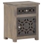 vidaXL Mesita de noche de madera maciza de mango 40x30x50 cm vidaXL Mesita de noche de madera maciza de mango 40x30x50 cm