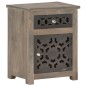 vidaXL Mesita de noche de madera maciza de mango 40x30x50 cm vidaXL Mesita de noche de madera maciza de mango 40x30x50 cm