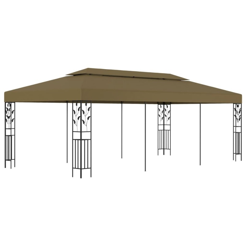 vidaXL Cenador gris taupe 6x3 m 180 g/m² vidaXL Cenador gris taupe 6x3 m 180 g/m²