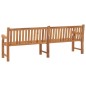 vidaXL Banco de jardín de madera maciza de teca 228 cm vidaXL Banco de jardín de madera maciza de teca 228 cm