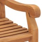 vidaXL Banco de jardín de madera maciza de teca 228 cm vidaXL Banco de jardín de madera maciza de teca 228 cm