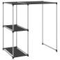 vidaXL Estantería sobre lavadora hierro negro 87x55x90,5 cm vidaXL Estantería sobre lavadora hierro negro 87x55x90,5 cm