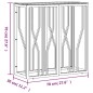 vidaXL Mesa consola de acero inoxidable y vidrio dorada 70x30x70 cm vidaXL Mesa consola de acero inoxidable y vidrio dorada 70x30x70 cm