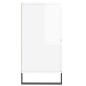 vidaXL Aparadores 3 uds madera contrachapada blanco brillo vidaXL Aparadores 3 uds madera contrachapada blanco brillo