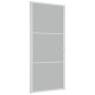 vidaXL Puerta interior de vidrio y aluminio blanco mate 93x201,5 cm vidaXL Puerta interior de vidrio y aluminio blanco mate 93x201,5 cm