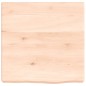 vidaXL Estante de pared madera maciza roble sin tratar 40x40x(2-6) cm