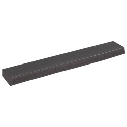 vidaXL Estante de pared madera roble tratada marrón oscuro 60x10x4 cm