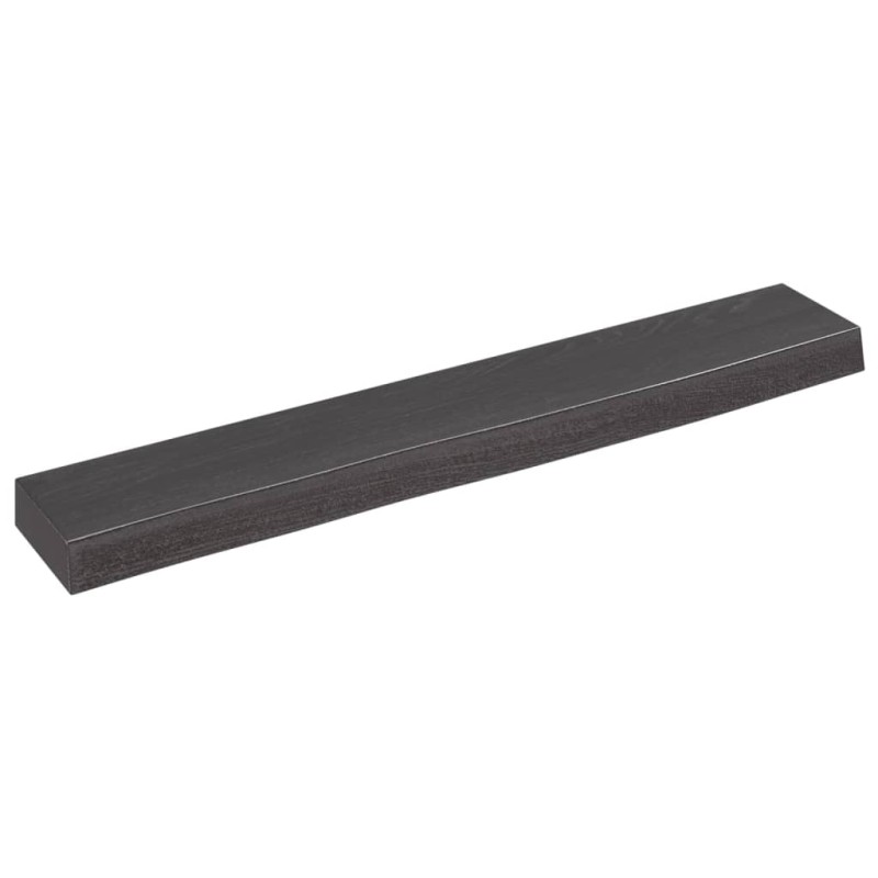 vidaXL Estante de pared madera roble tratada marrón oscuro 60x10x4 cm vidaXL Estante de pared madera roble tratada marrón oscuro 60x10x4 cm