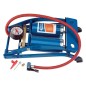 Draper Tools Bomba de pie de doble cilindro azul 25996 Draper Tools Bomba de pie de doble cilindro azul 25996