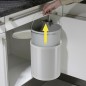 Hailo Papelera de armario Compact-Box tamaño M 15 L blanca 3555-001 Hailo Papelera de armario Compact-Box tamaño M 15 L blanca 3555-001