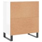 vidaXL Aparadores 3 uds madera contrachapada blanco brillo vidaXL Aparadores 3 uds madera contrachapada blanco brillo