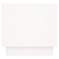 vidaXL Mesita de noche madera maciza de pino blanco 35x34x32 cm vidaXL Mesita de noche madera maciza de pino blanco 35x34x32 cm
