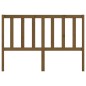 vidaXL Cabecero de cama madera maciza de pino marrón miel 141x4x100 cm vidaXL Cabecero de cama madera maciza de pino marrón miel 141x4x100 cm