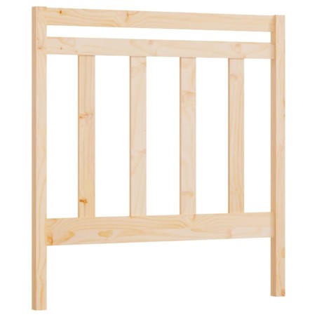 vidaXL Cabecero de cama madera maciza de pino 81x4x100 cm