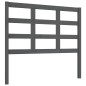 vidaXL Cabecero de cama madera maciza de pino gris 105,5x4x100 cm vidaXL Cabecero de cama madera maciza de pino gris 105,5x4x100 cm