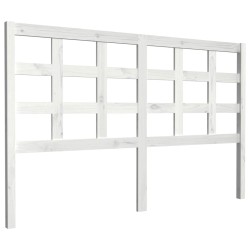 vidaXL Cabecero de cama madera maciza de pino blanco 156x4x100 cm