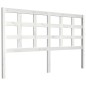 vidaXL Cabecero de cama madera maciza de pino blanco 156x4x100 cm vidaXL Cabecero de cama madera maciza de pino blanco 156x4x100 cm