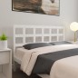 vidaXL Cabecero de cama madera maciza de pino blanco 156x4x100 cm vidaXL Cabecero de cama madera maciza de pino blanco 156x4x100 cm