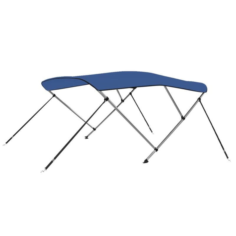 vidaXL Toldo Bimini de 3 arcos azul 183x196x137 cm vidaXL Toldo Bimini de 3 arcos azul 183x196x137 cm