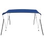 vidaXL Toldo Bimini de 3 arcos azul 183x196x137 cm vidaXL Toldo Bimini de 3 arcos azul 183x196x137 cm