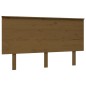 vidaXL Cabecero de cama madera maciza de pino marrón miel 139x6x82,5cm vidaXL Cabecero de cama madera maciza de pino marrón miel 139x6x82,5cm